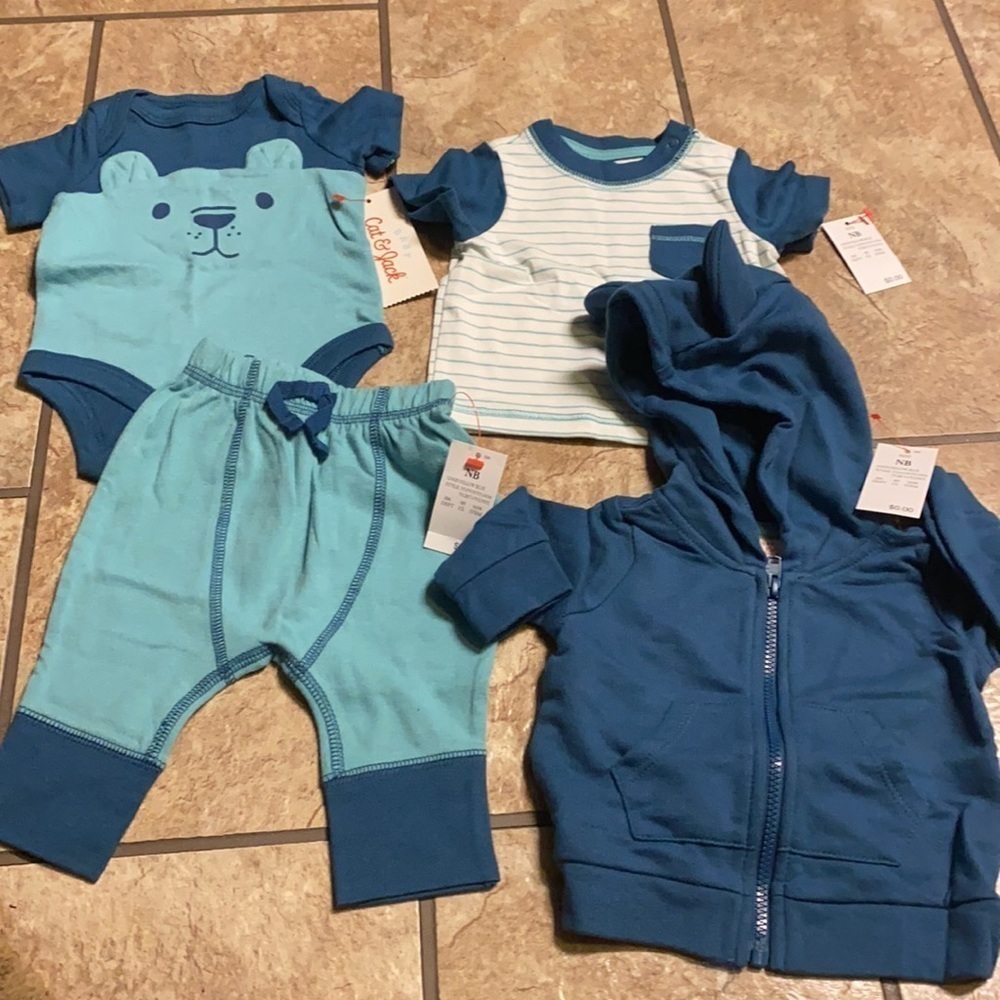 4 pc. 12 Month Little Critter Outfit NWT Infant Toddler Layering Fall Cozy